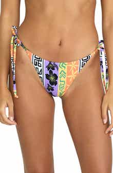 Volcom Bring It On Cheekini Side Tie BIkini Bottoms