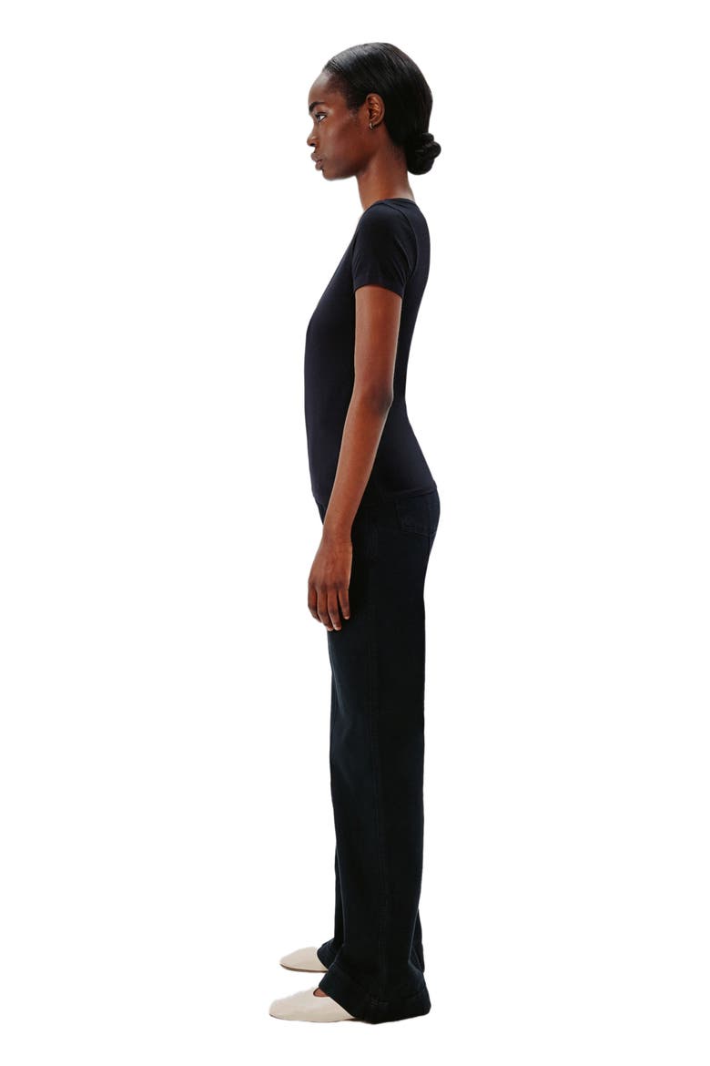 BALLET SCOOP TEE, Alternate, color, BLACK