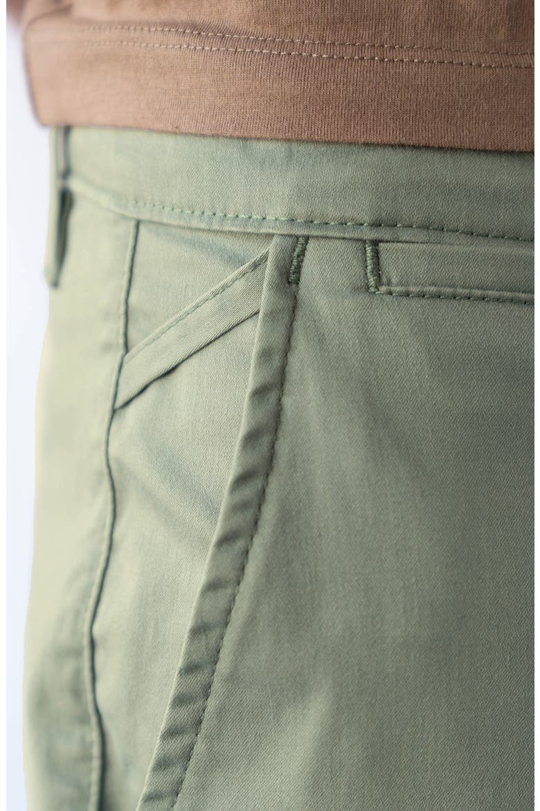 9-Inch Performance Stretch Chino Shorts, Alternate, color, SEA SPRAY
