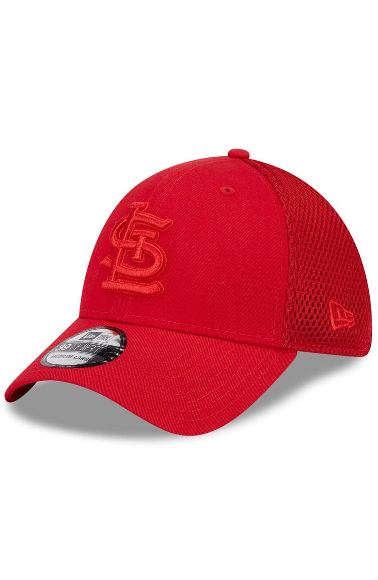 New Era Men's New Era Red St. Louis Cardinals Tonal Team Neo 39THIRTY Flex Hat, Main, color, 