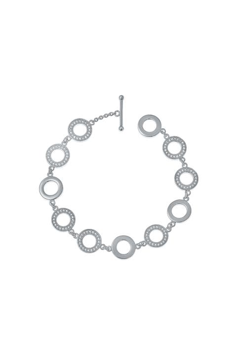 Art Deco Halo Bracelet