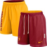 Nike Men's Nike Cardinal/Gold USC Trojans Courtside Standard Issue Dri-FIT Reversible Shorts