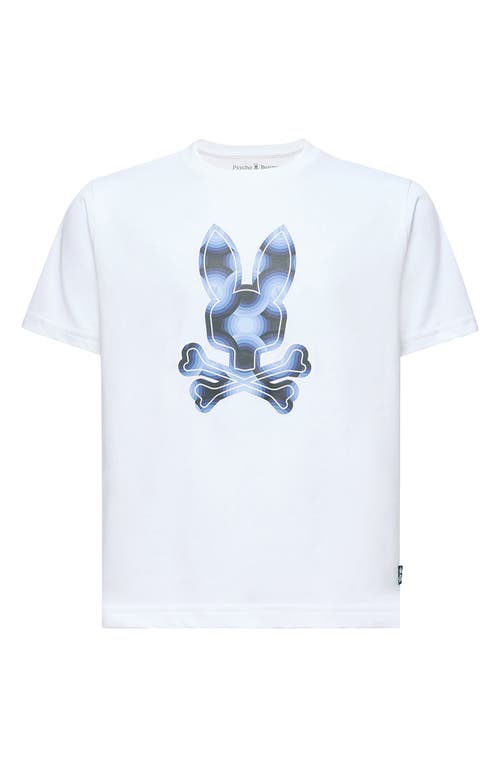 Psycho Bunny Boys' Paros Graphic Tee - Little Kid, Big Kid In White