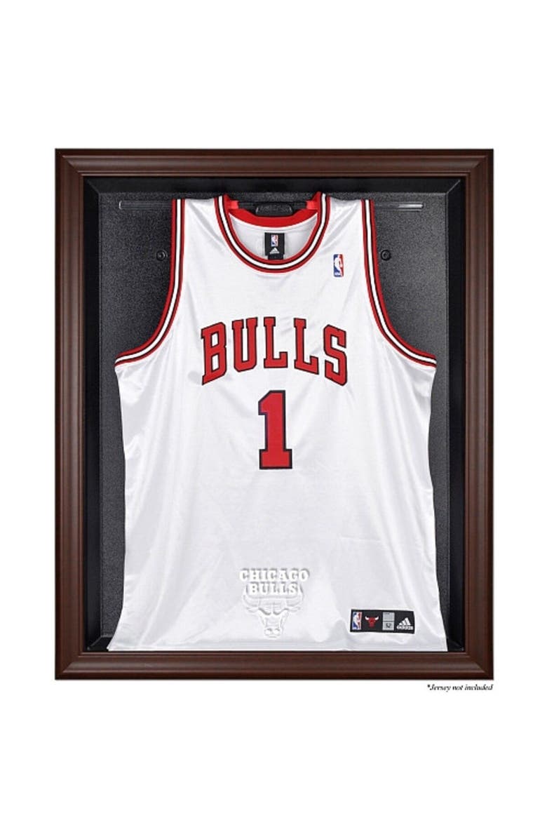 FANATICS AUTHENTIC Chicago Bulls Brown Framed Logo Jersey Display Case, Main, color, 