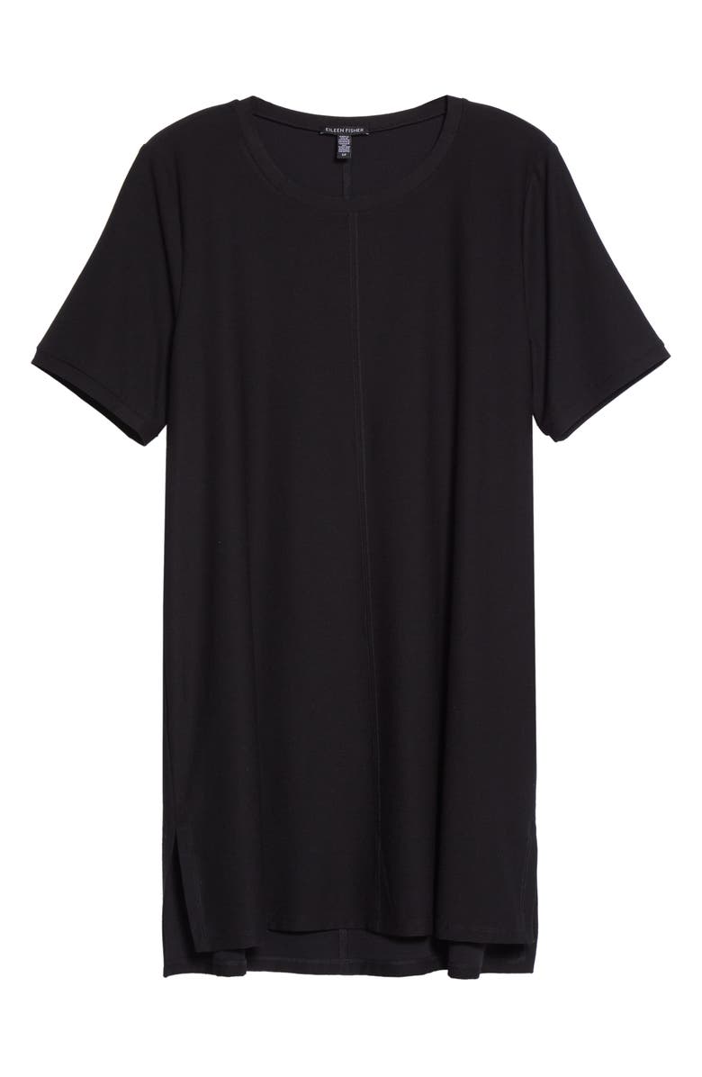 Eileen Fisher Stretch Crepe Tunic, Alternate, color,