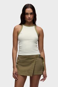 Hudson Jeans Ribbed Racer Tank