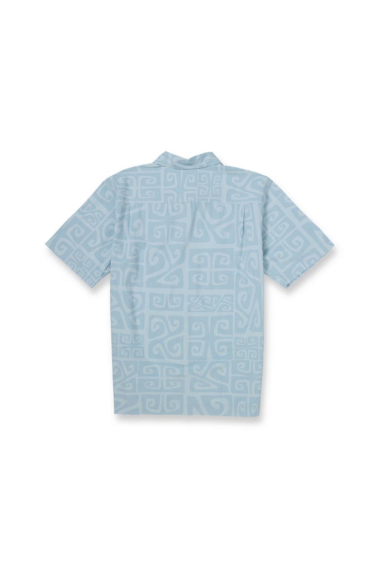 Tiki Beach WM SS Short Sleeve Shirt, Alternate, color, SKYWAY