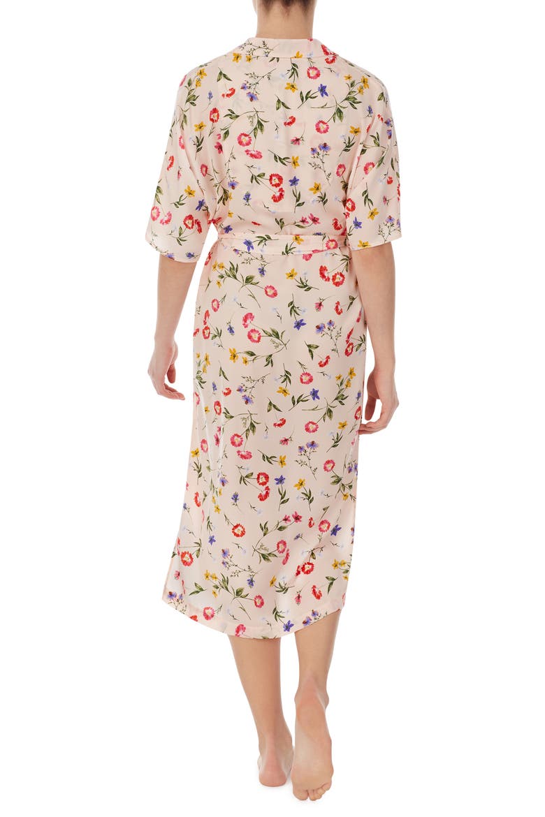 Dolman Sleeve Front Button Caftan (Nordstrom Exclusive), Alternate, color, PINK/FL