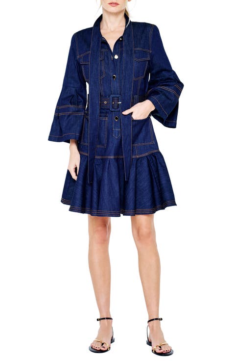 Roma Drop Waist Shirtdress