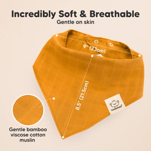 Keababies 8-pack Lumi Muslin Bandana Bibs