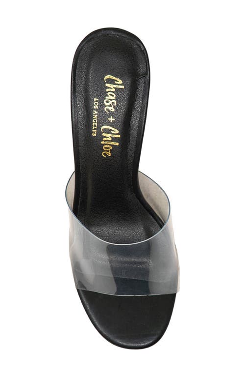 Chase & Chloe Chase And Chloe Chain Link Statement Heel Sandal