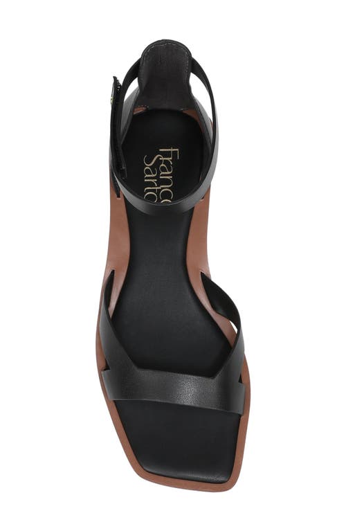 Franco Sarto Elisa Ankle Strap Sandal In Black
