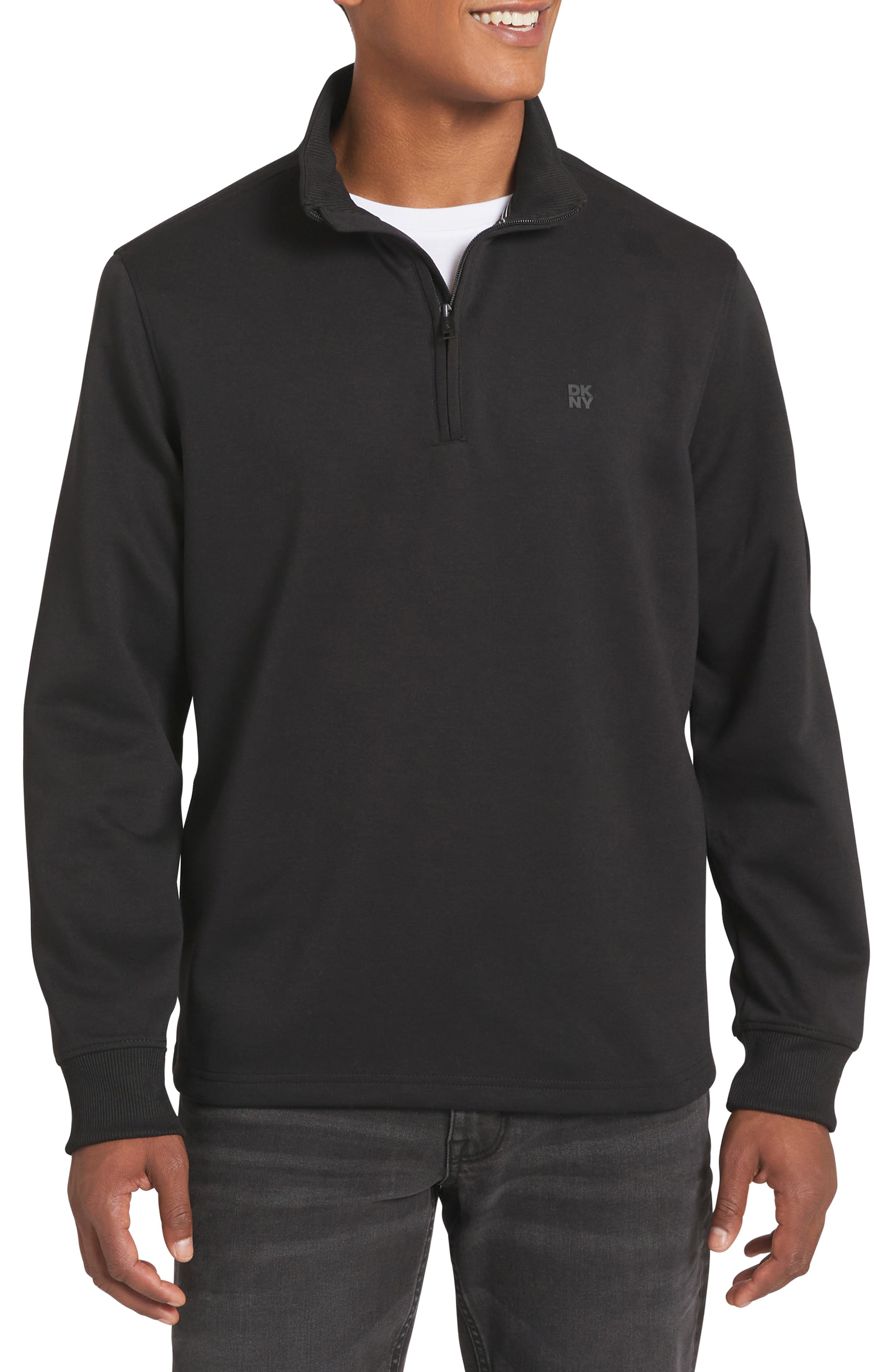 DKNY Noah Quarter Zip Sweater