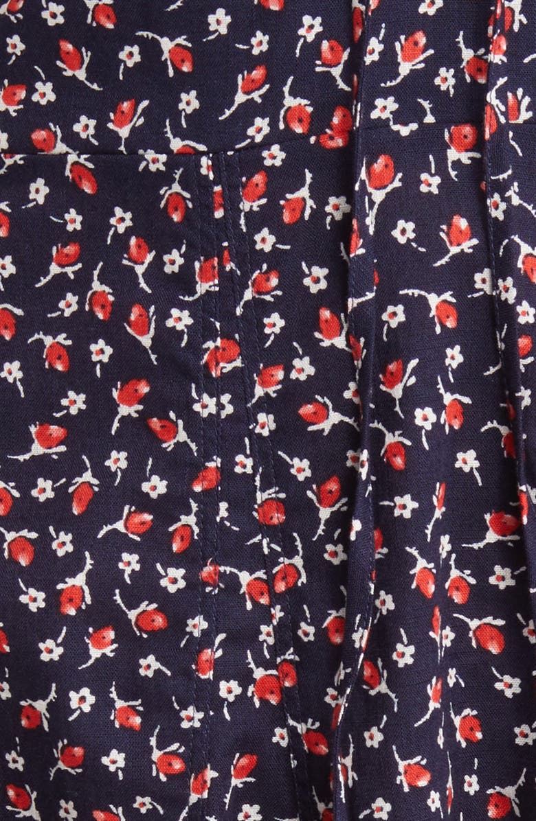 Polo Ralph Lauren A-Line Dress, Alternate, color, 1441 Red Ditsy Floral