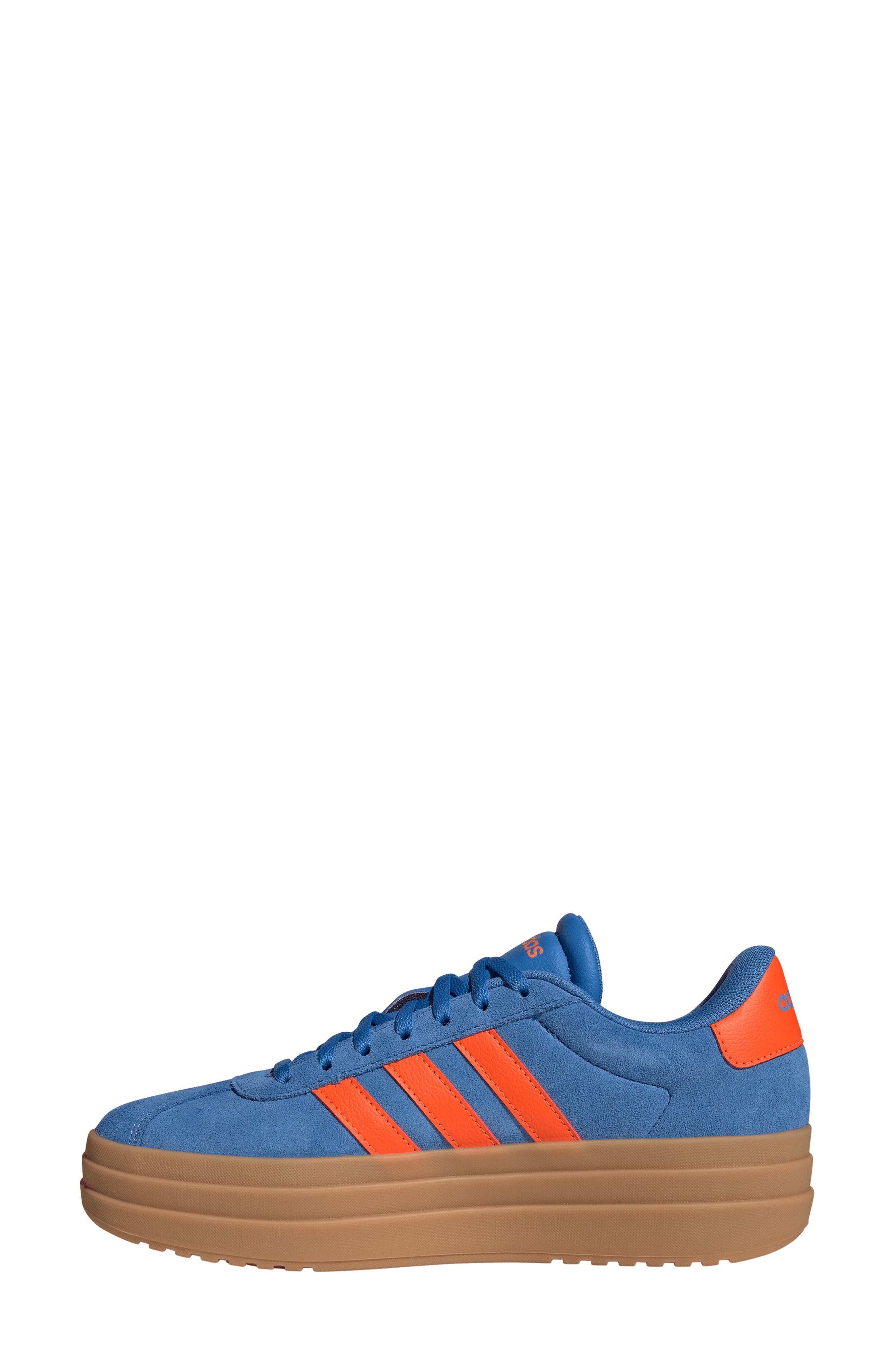 VL Court Bold Sneaker, Alternate, color, RAY BLUE/ IMPACT ORANGE/ GUM