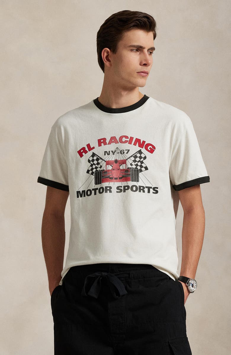 Polo Ralph Lauren Classic Fit Motorsport Graphic T-Shirt, Alternate, color, 
