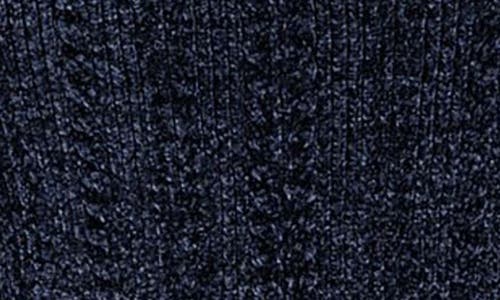 Guess Marcie Short Sleeve Chenille Sweater In Blue