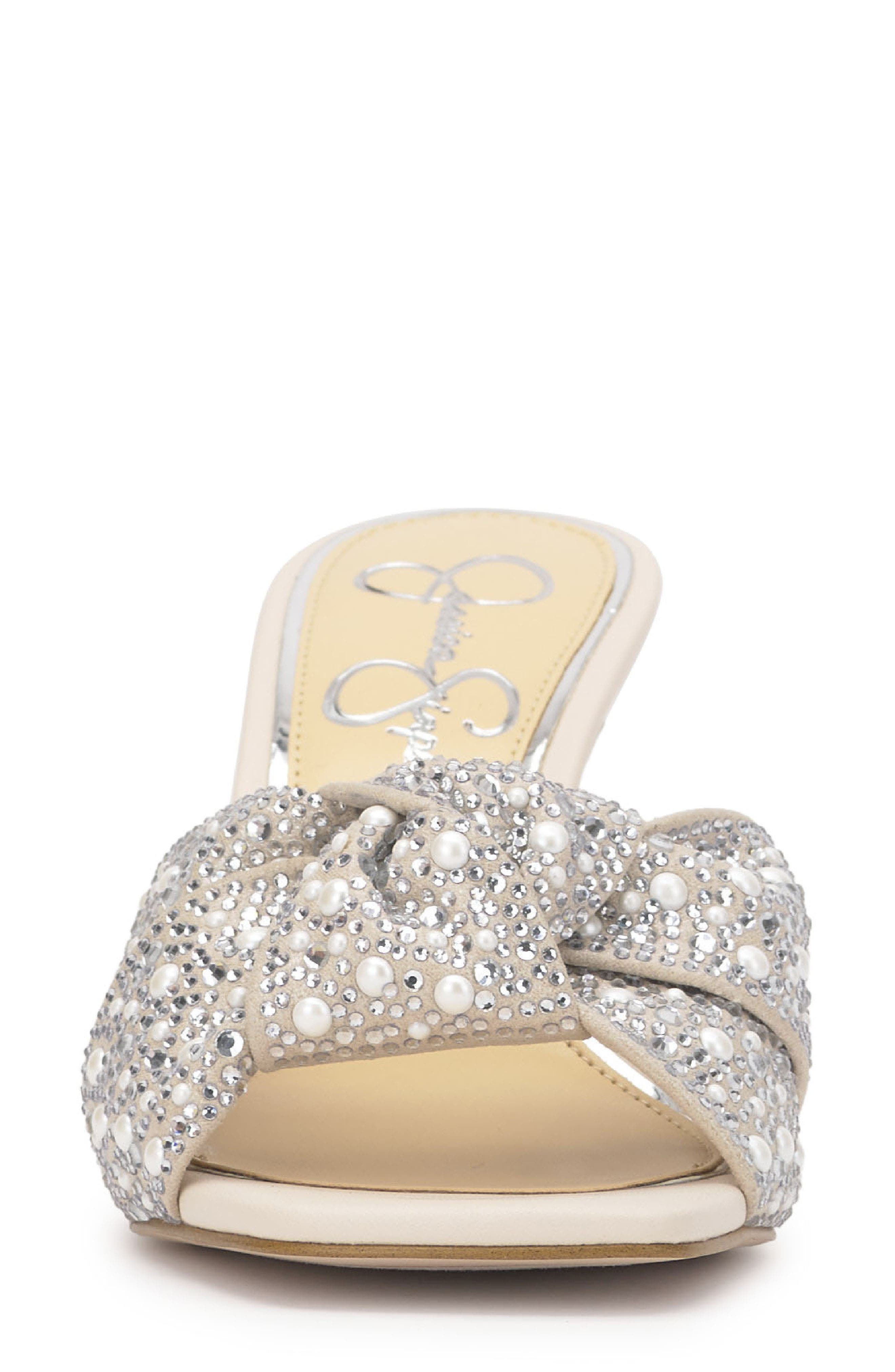 Jessica Simpson Evirra Slide Sandal, Alternate, color, Soft Ivory