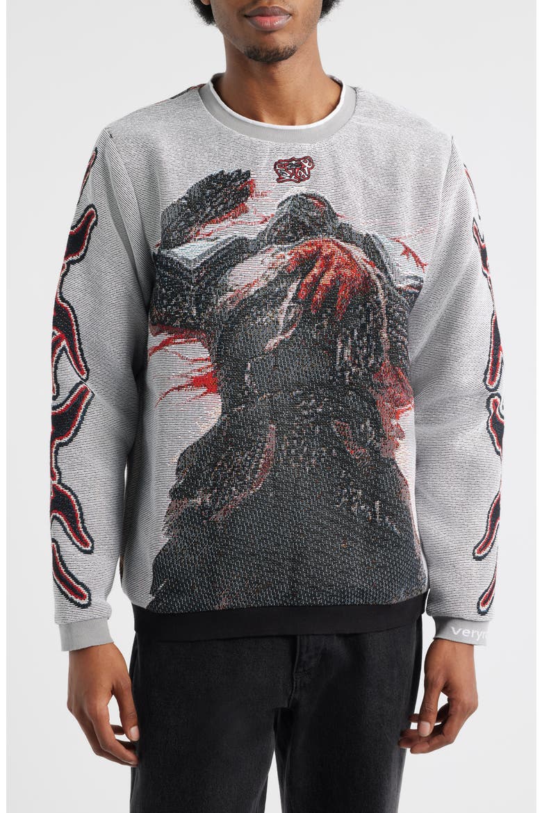 Dead Soldier Sweatshirt, Main, color, GRAY