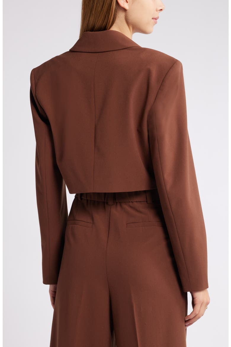 Crop Blazer, Alternate, color, BROWN SOIL