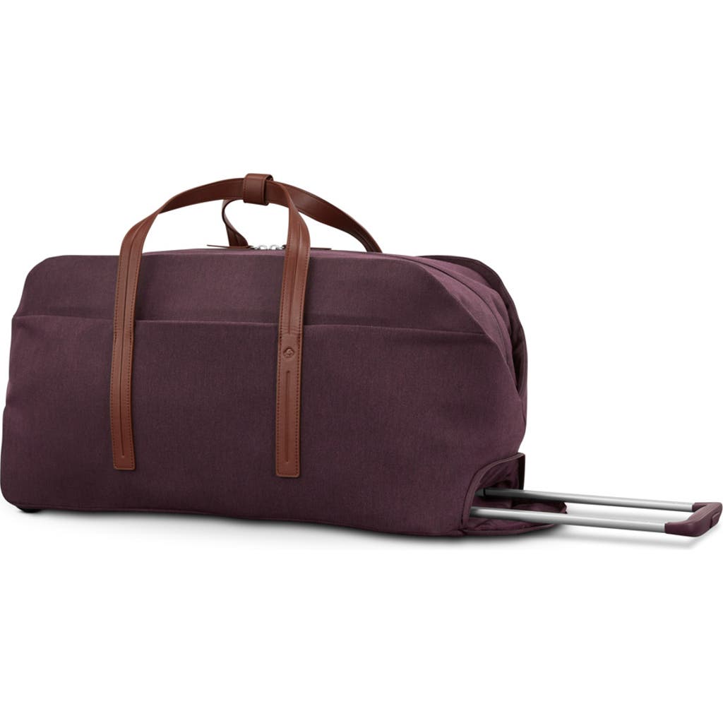 Samsonite Virtuosa Travel Duffel With Wheels In Burgundy