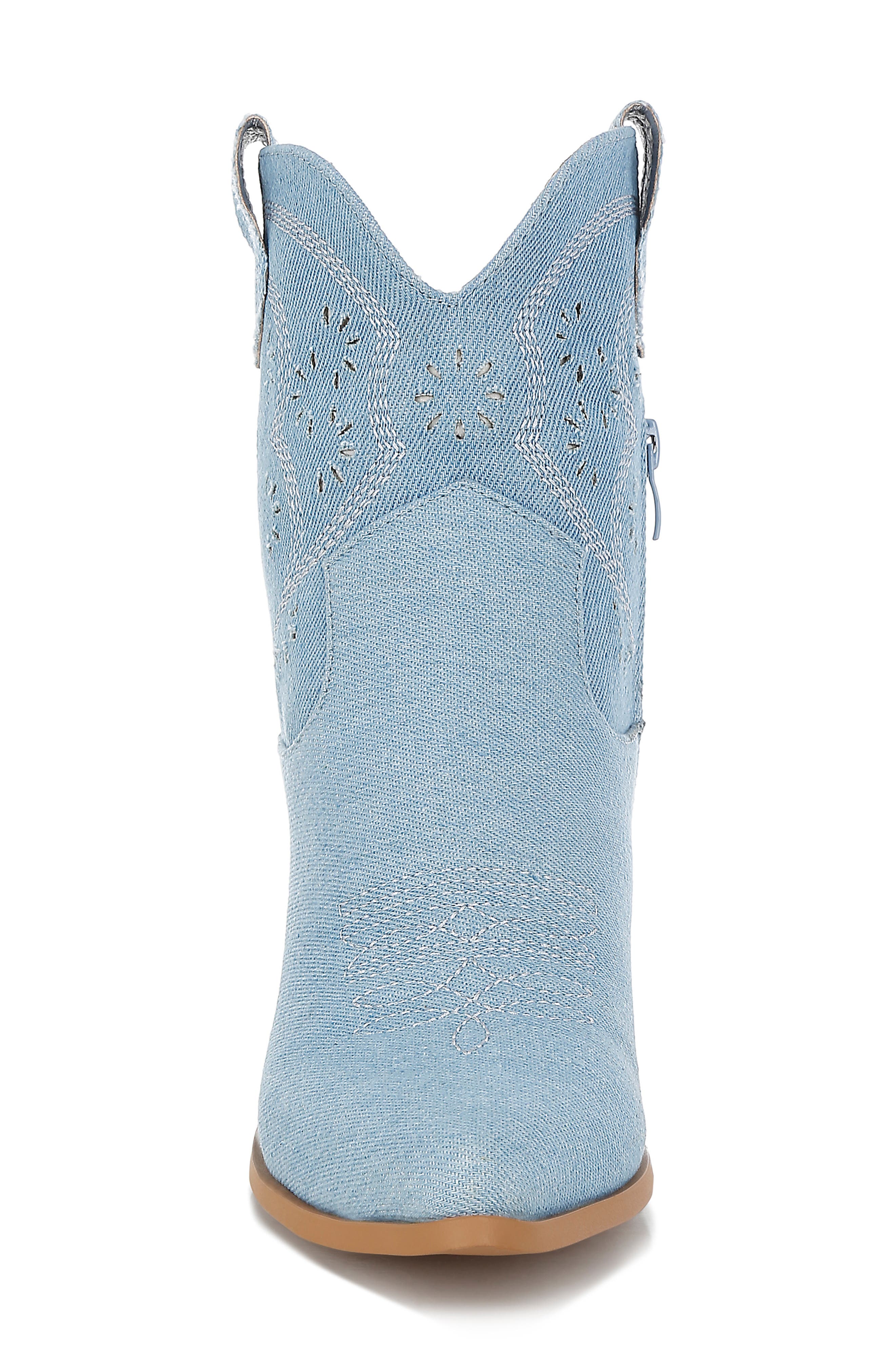 LONDON RAG Nigara Cutout Western Bootie, Alternate, color, Denim