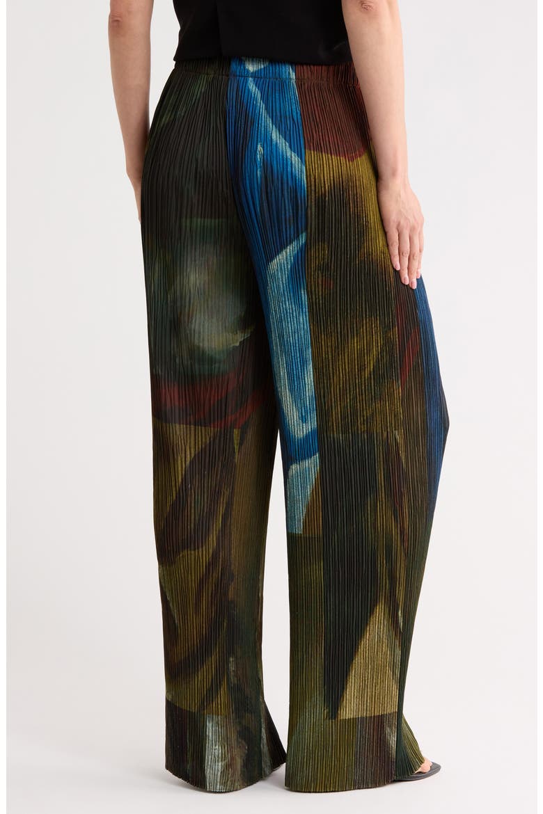 Parkside Plissé Pants, Alternate, color, BURNT SIENNA MULTI