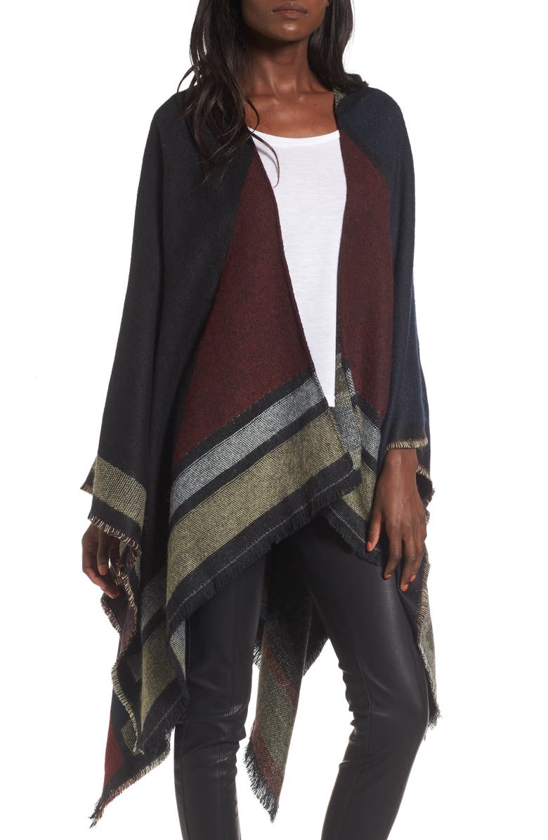 BP. Colorblock Cape, Main, color, 