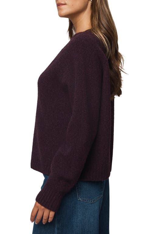 Splendid Melina Relaxed Fit Wool Blend Sweater In Brown