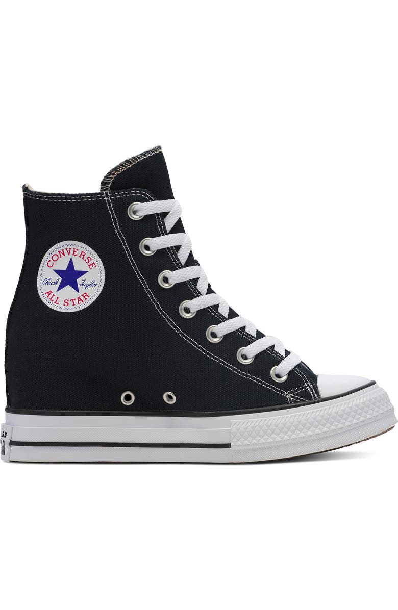 Converse Chuck Taylor<sup>®</sup> All Star<sup>®</sup> Wedge Platform High Top Sneaker, Alternate, color,
