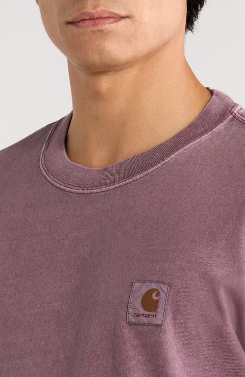 Carhartt Work In Progress Vista Loose Fit Logo T-shirt In Pink