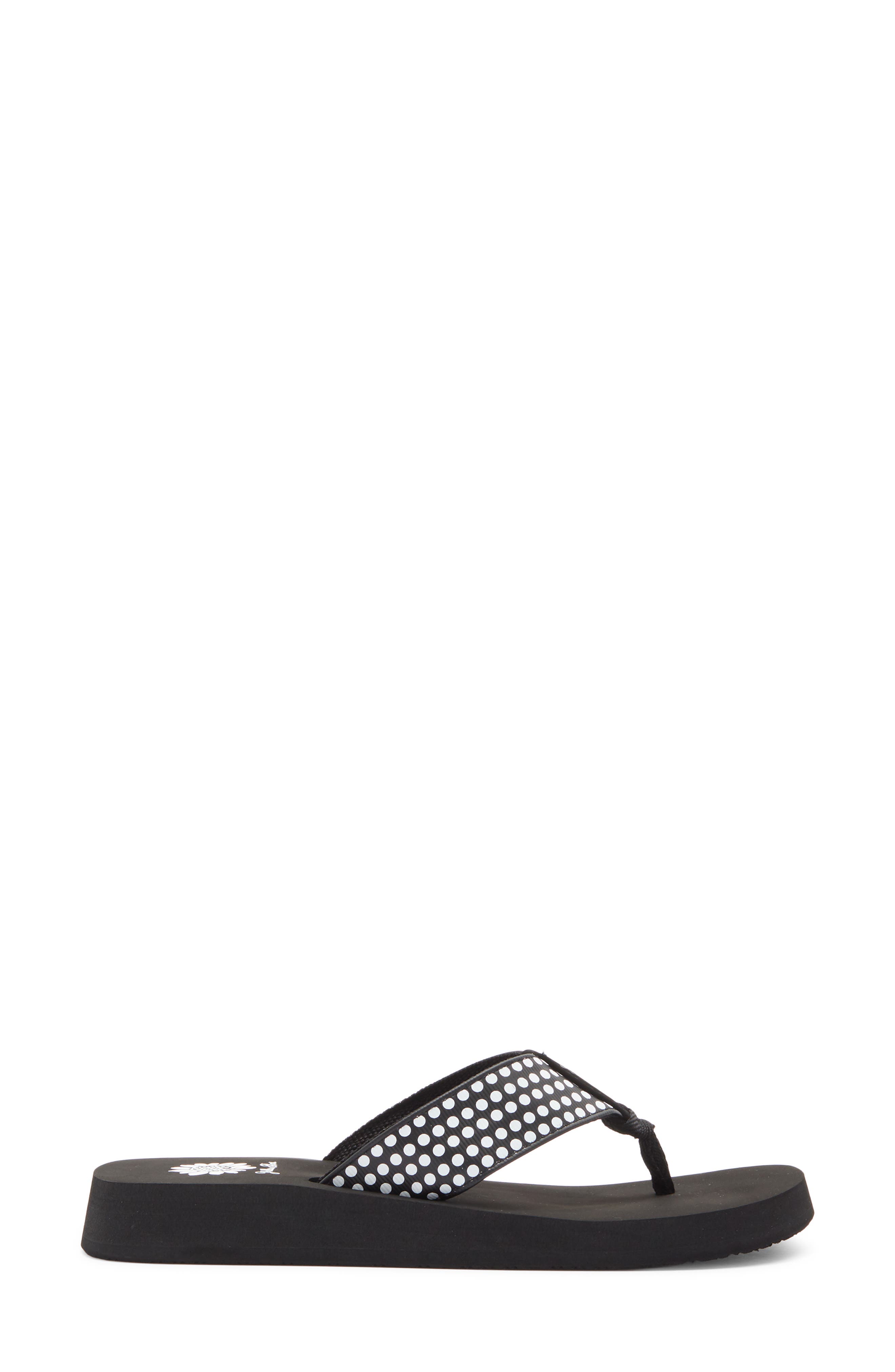 Yellow Box Premium Fromy Flip Flop Sandal, Alternate, color, Black
