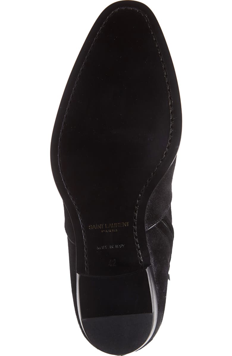 Saint Laurent Wyatt Zip Boot, Alternate, color,