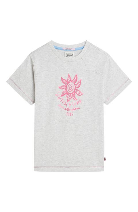 Kids' Relaxed Fit Cotton Graphic T-Shirt (Big Kid)