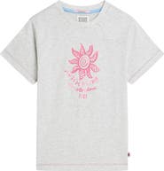 Scotch & Soda Kids' Relaxed Fit Organic Cotton Graphic T-Shirt