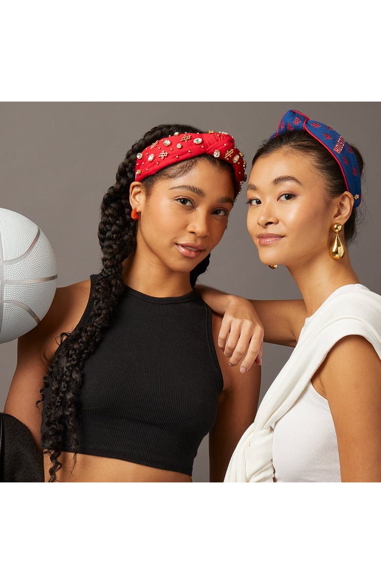 Lele Sadoughi NBA Houston Rockets Embellished Headband, Alternate, color, 