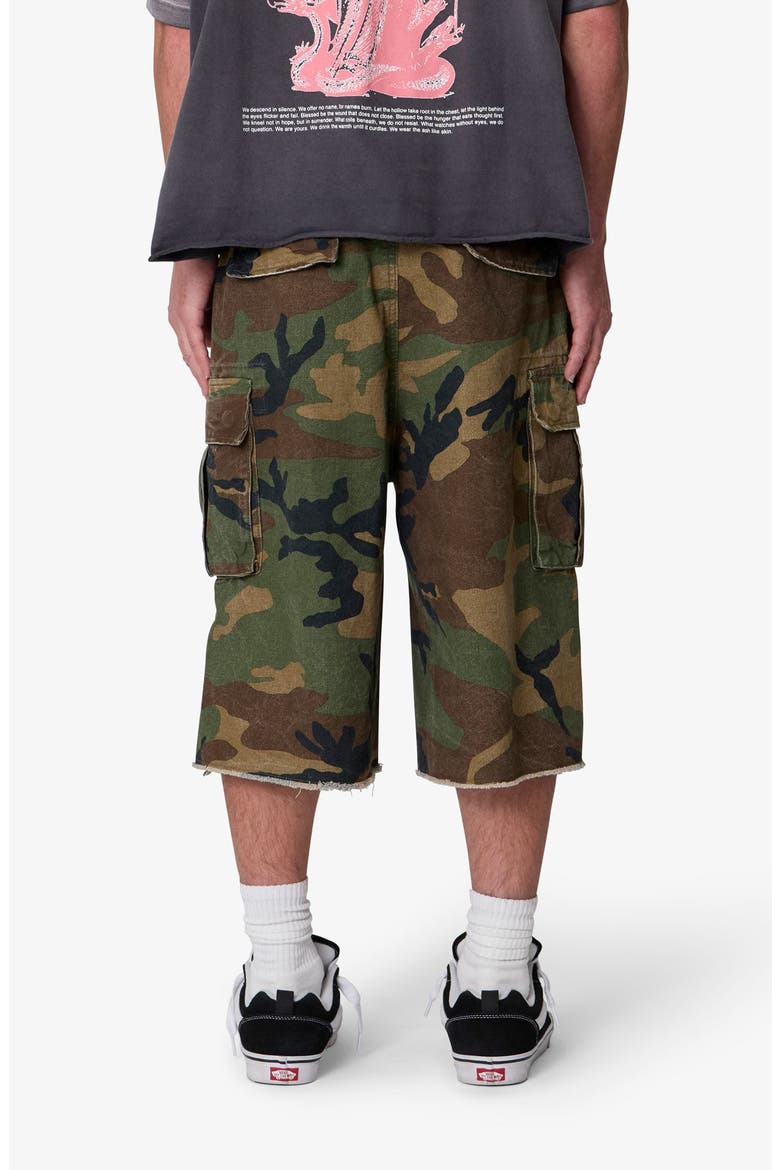 Ultra Baggy Cargo Shorts, Alternate, color, CAMO