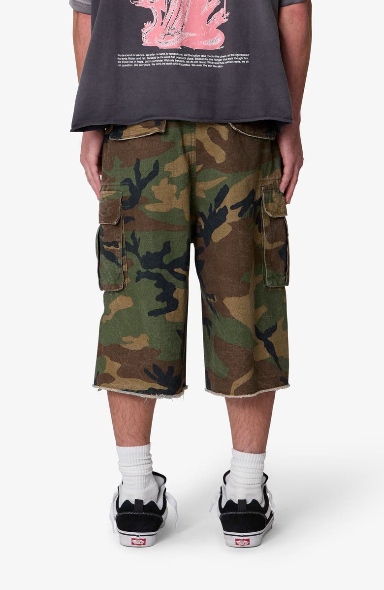 mnml Ultra Baggy Cargo Shorts, Alternate, color, Camo
