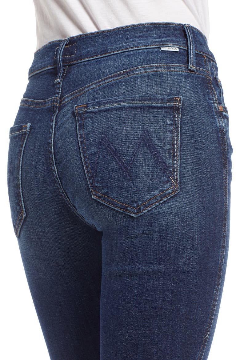 The Double Insider High Waist Bootcut Jeans, Alternate, color, LUST FOR LIFE