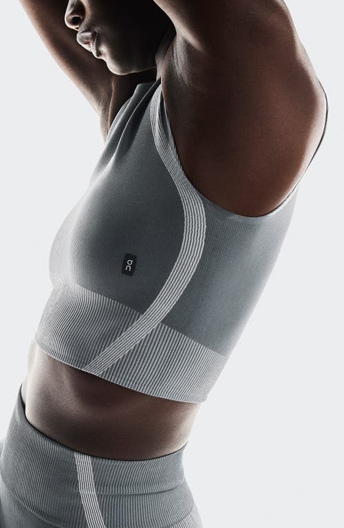 On Studio Crop Tank In Gray