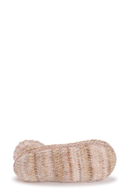 Muk Luks Spacedye Cuff Bootie In Neutral