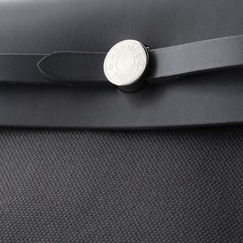 Herbag Zip Toile and Leather 20