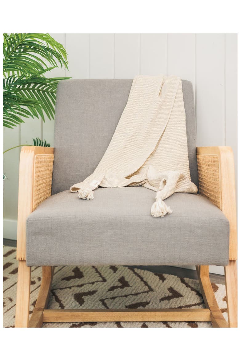 Luxe Cotton Baby Blanket, Alternate, color, HAZELWOOD