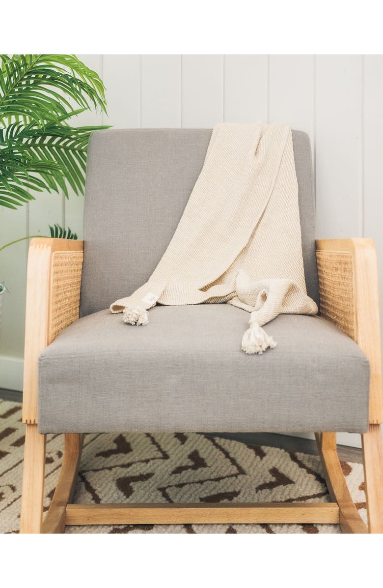 CRANE BABY Luxe Cotton Baby Blanket, Alternate, color, Hazelwood