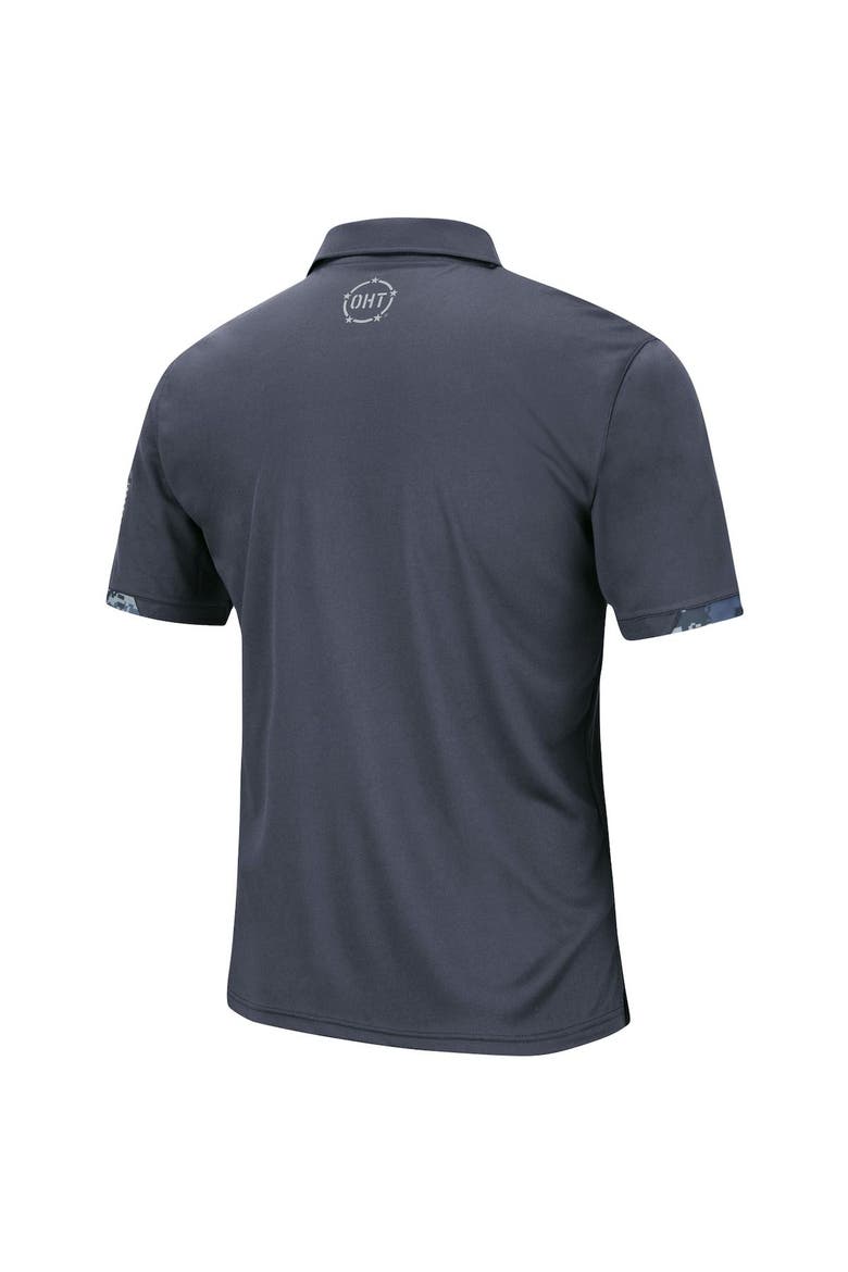 Men's Colosseum Charcoal Penn State Nittany Lions Big & Tall OHT Military Appreciation Digital Camo Polo, Alternate, color, Charcoal