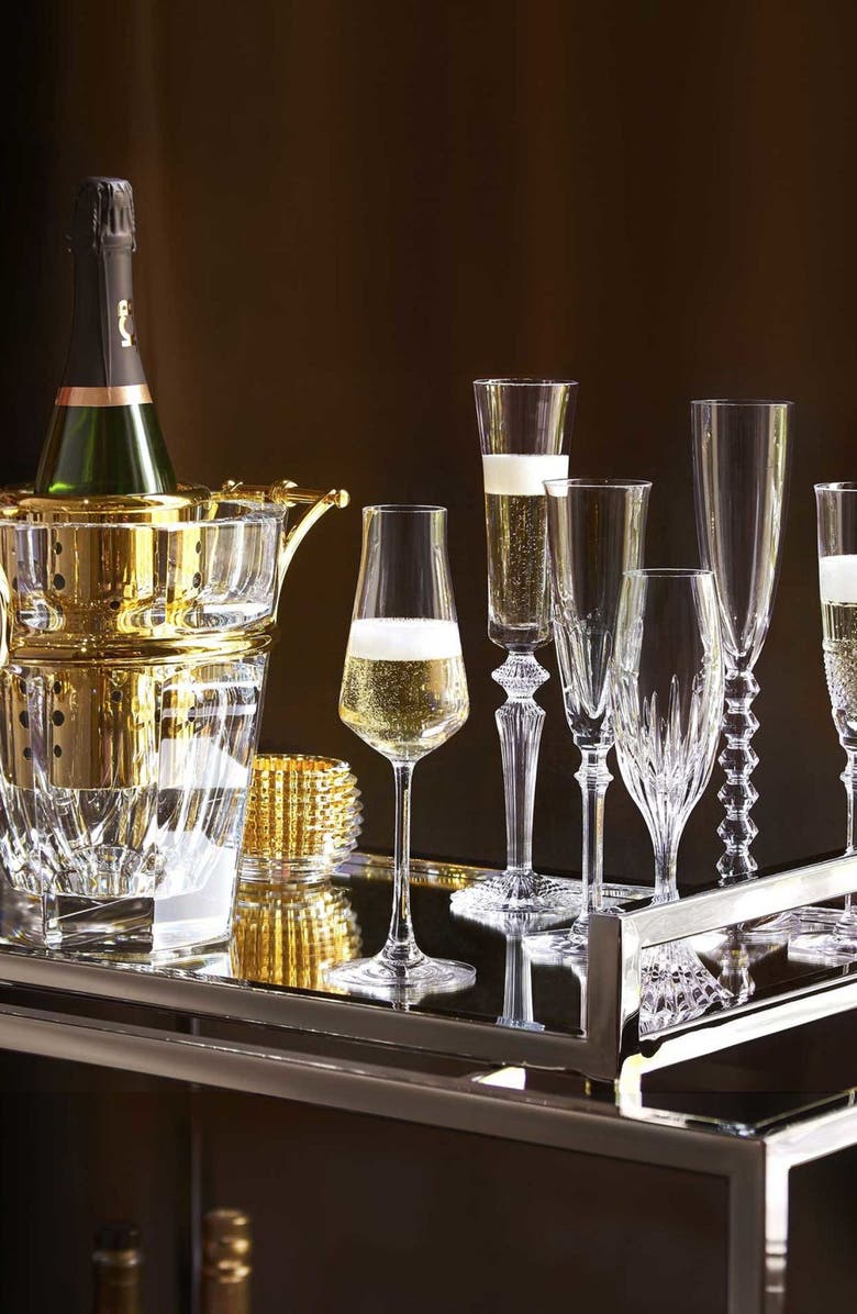 Baccarat Bubbles in a Box Lead Crystal Champagne Set, Alternate, color, 