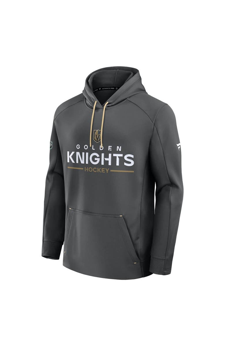 FANATICS Men's Fanatics Gray Vegas Golden Knights Authentic Pro Rink Hoodie, Alternate, color,