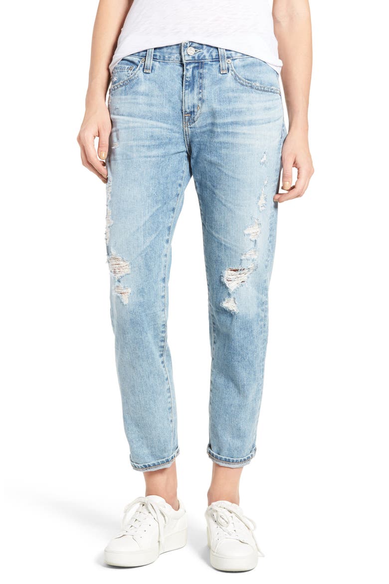 Ex-Boyfriend Relaxed Slim Jeans, Main, color, 24 YEARS RELIEF