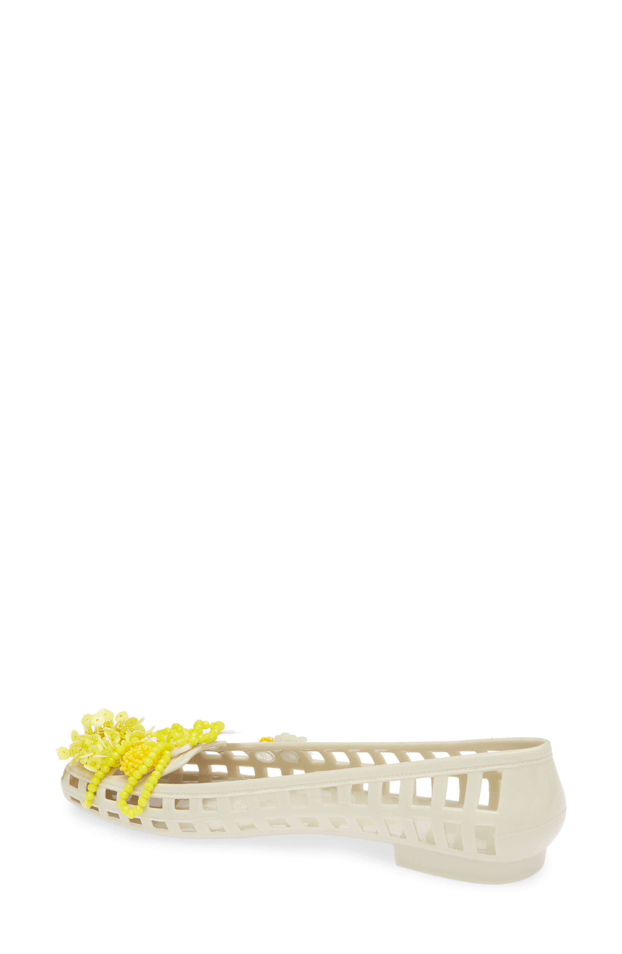 HEAVENLY JELLY Dazzla Jelly Ballet Flat, Alternate, color, Ivory