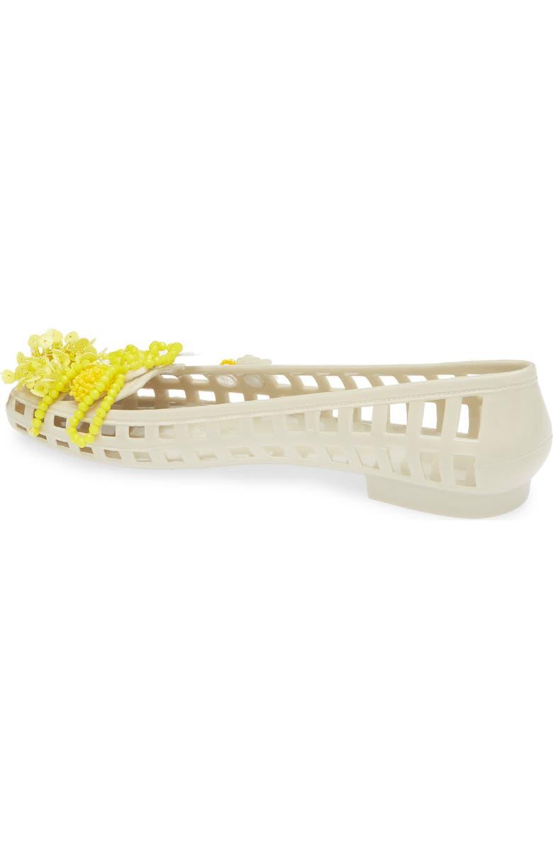 HEAVENLY JELLY Dazzla Jelly Ballet Flat, Alternate, color, Ivory